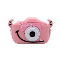 Детский фотоаппарат Kids Camera Коровка (розовый)