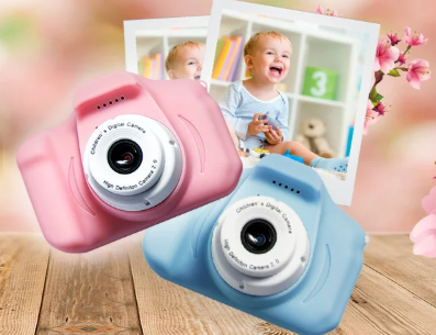 Розовый и голубой детские фотоаппараты - kinder-cam.ru